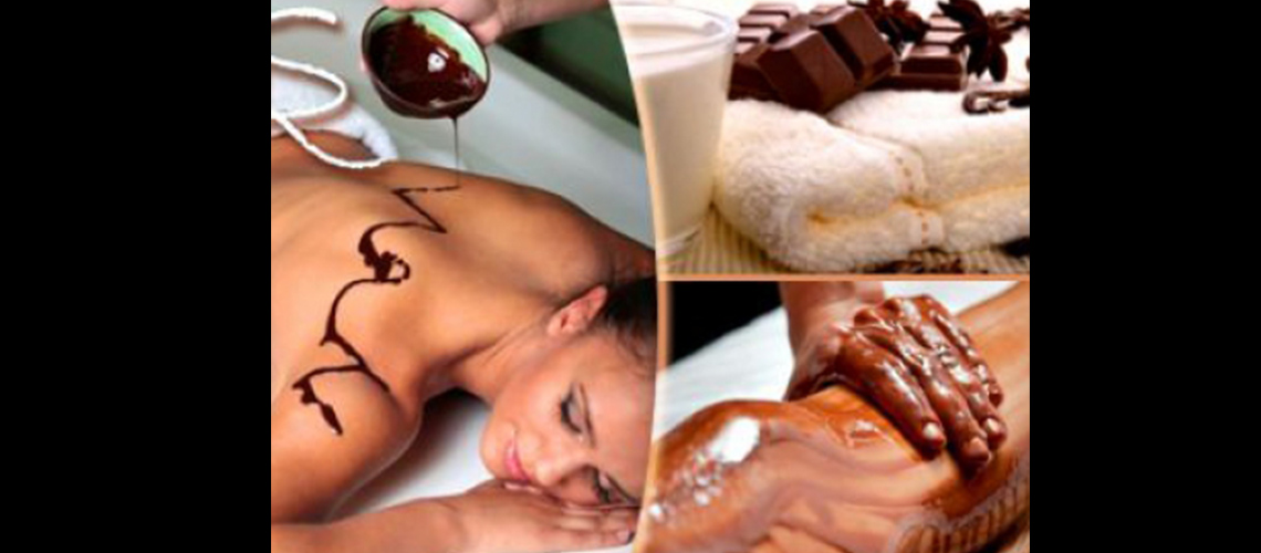 massage au chocolat